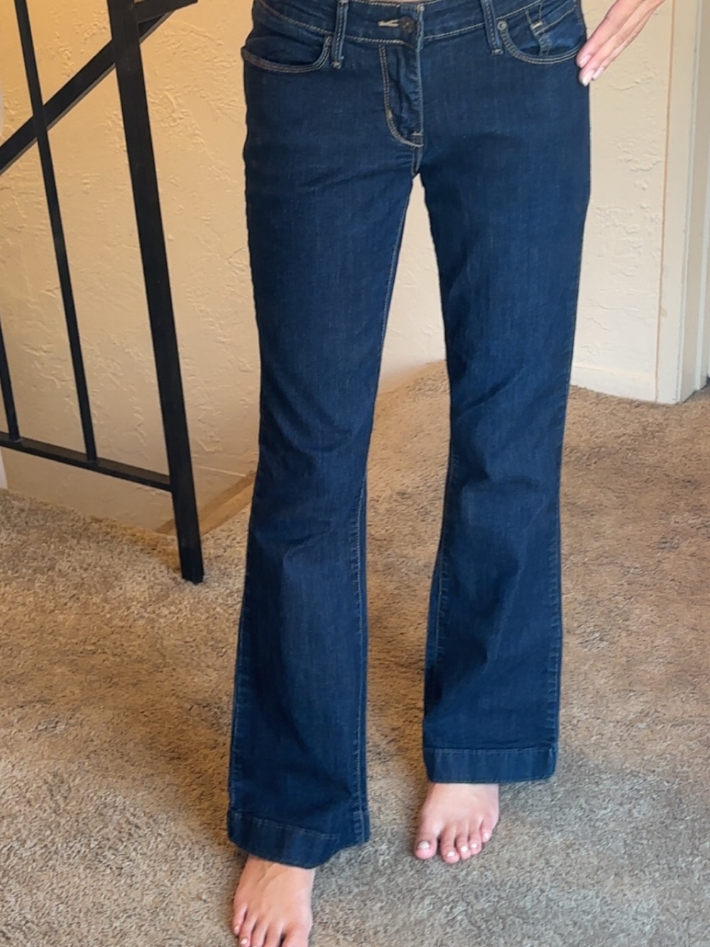 Levi's Dark Indigo Flare Jeans